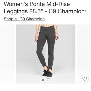 NWT C9 Champion mid rise leggings